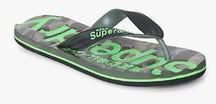 Superdry Classic Camo Black Flip Flops men