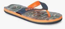 Superdry Classic Camo Navy Blue Flip Flops men