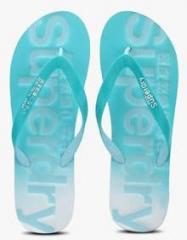 Superdry Faded Aqua Blue Flip Flops women