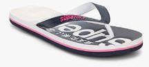 Superdry Faded Navy Blue Flip Flops women