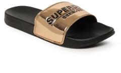 Superdry Gold Sliders women