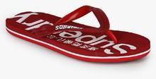 Superdry Mainline Red Flip Flops women