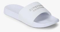 Superdry Originals Pool Slide White Flip Flops women