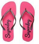 Superdry Pink Thong Flip Flops Women