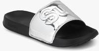 Superdry Pool Slide Silver Flip Flops women