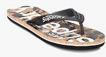 Superdry Printed Cork Black Flip Flops men