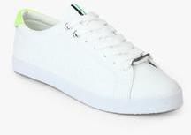 Superdry Super Sleek Logo Lo White Sneakers men