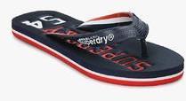 Superdry Track & Field Navy Blue Flip Flops men