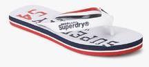 Superdry Track & Field White Flip Flops men