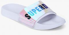 Superdry White Sliders women