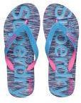 Superdry Women Blue & Pink Printed Thong Flip Flops