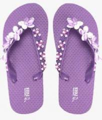 Tangerine Toes Purple Flip Flops girls