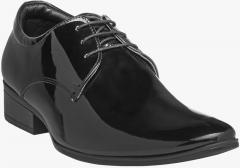 Teakwood Leathers Black Leather Derbys Formal Shoes men