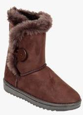 Ten Ankle Length Brown Boots women