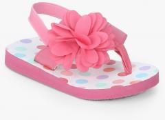 The Childrens Place Flower Kelly Flip Flops girls