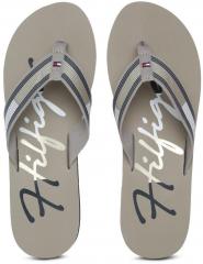 Tommy Hilfiger Beige Synthetic Thong Flip Flops women