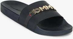 Tommy Hilfiger Blue Sliders women