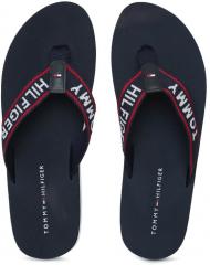 Tommy Hilfiger Blue Synthetic Thong Flip Flops women