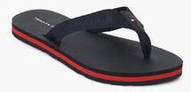 Tommy Hilfiger Navy Blue Flip Flops women