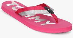 Tommy Hilfiger Pink Flip Flops women