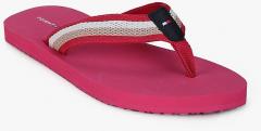 Tommy Hilfiger Pink Striped Flip Flops women