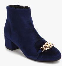 Topshop Betsy Trim Ankle Length Boots women