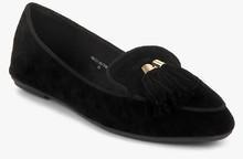 Topshop Shake Tassel Black Moccasins women