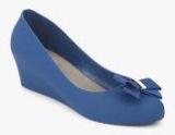 Tresmode Blue Bow Belly Shoes women