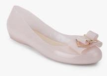 Tresmode Jiali Beige Bow Belly Shoes women