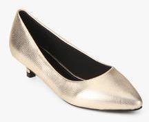 Tresmode Newark Golden Metallic Belly Shoes women