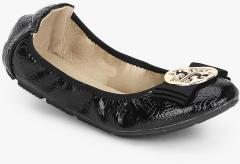 Truffle Collection Black Solid Ballerinas women