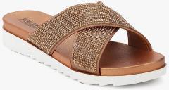 Truffle Collection Copper Sandals women