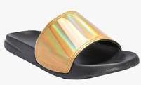 Truffle Collection Golden Flip Flops women