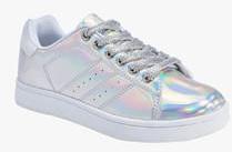 Truffle Collection Silver Casual Sneakers women