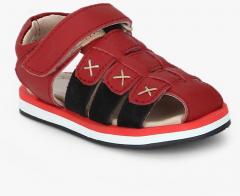 Tuskey Maroon Sandals boys