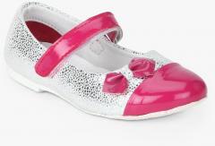 Tuskey Silver Velcro Party Wear Bally girls