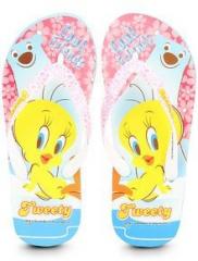 Tweety Tw Flower Ff Blue Flip Flops girls