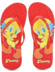 Tweety Tw Flower Ff Red Flip Flops girls