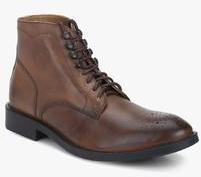 U S Polo Assn Fernando Brown Derby Boots men