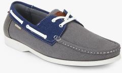 U S Polo Assn Laurence Grey Boat Shoes men