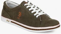 U S Polo Assn Marsh Olive Sneakers men