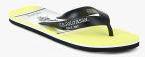 U S Polo Assn Yellow Solid Thong Flip Flops Men