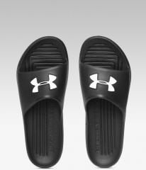 Under Armour Black Printed Sliders men