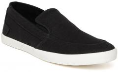 United Colors Of Benetton Black Slip On Sneakers men