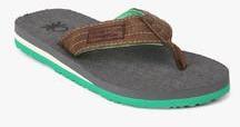 United Colors Of Benetton Brown Flip Flops boys