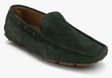 United Colors Of Benetton Green Moccasins men