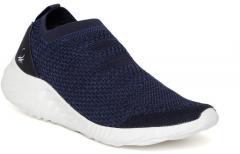 United Colors Of Benetton Navy Blue Woven Design Slip On Sneakers men