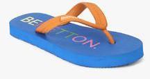 United Colors Of Benetton Orange Flip Flops boys