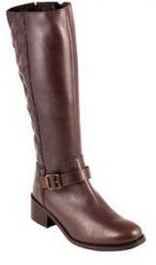 Urban Country Calf Length Brown Boots women