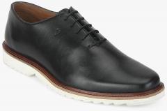 Van Heusen Black Solid Oxfords men